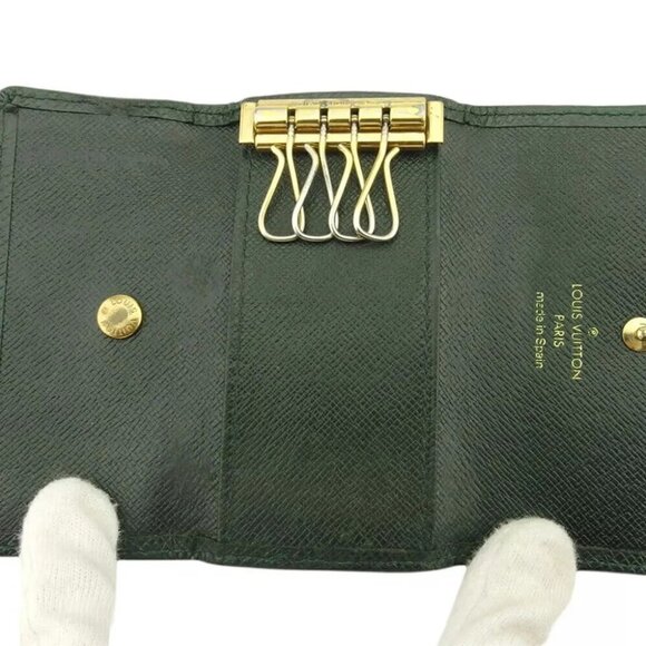 LOUIS VUITTON key case Taiga Taiga Leather Authentic USED - Picture 7 of 10